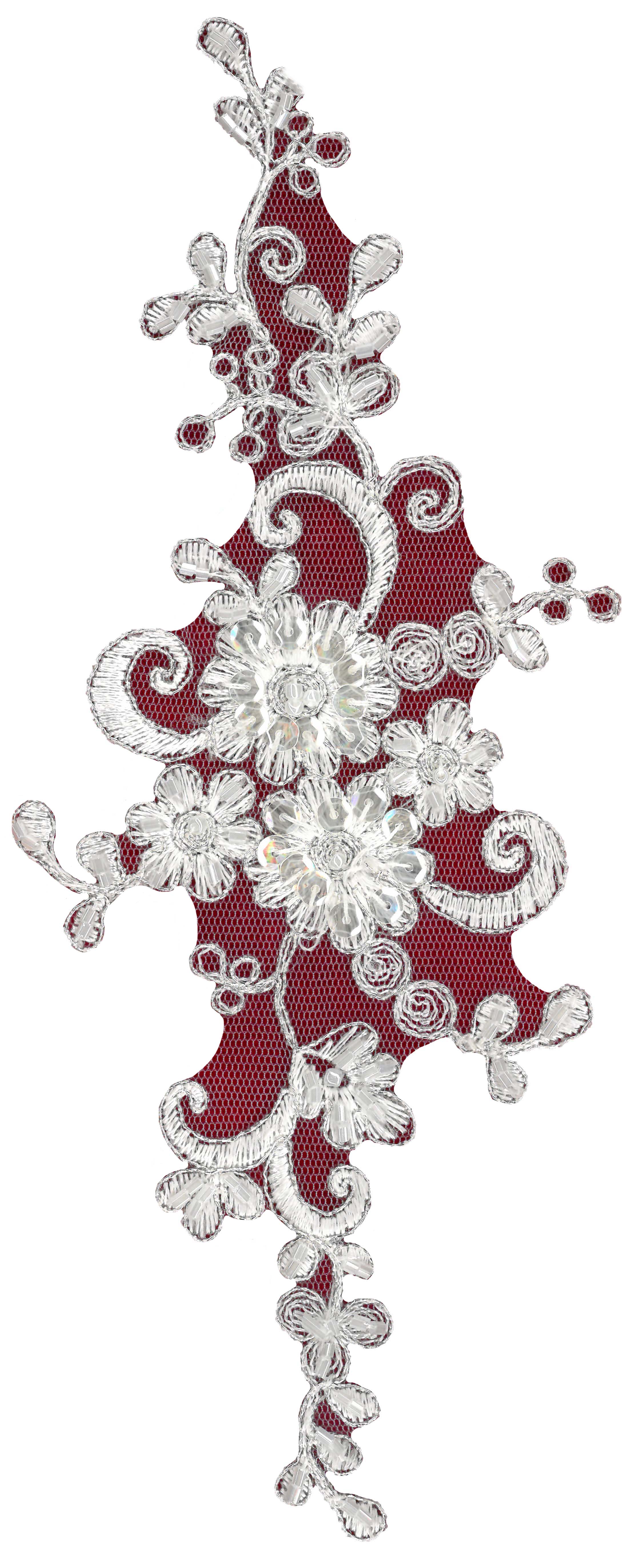 BEADED MOTIF - IVORY